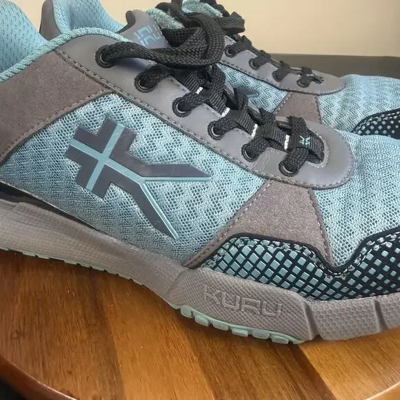 KURU Quantum Blue Gray Shoes Sneakers Comfort Womens Size 8.5 Wide - Picture 3 of 10